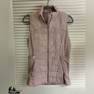 NEW - $40 - Lululemon Down for it All Vest - Size 10 - Dusty Pink